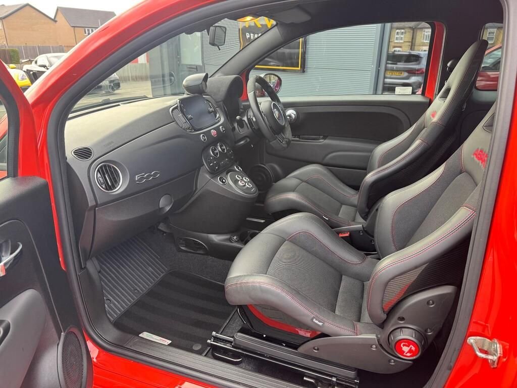 USED 2024 24 ABARTH 695 1.4 T-Jet Competizione Hatchback 3dr Petrol Auto Euro 6 (180 bhp)  MONZA EXHAUST|CARBON BUCKETS
