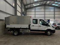 USED 2020 70 FORD TRANSIT 350 2.0 ECOBLUE 130PS RWD DOUBLE CAB HIGH SIDED TIPPER - NO VAT 