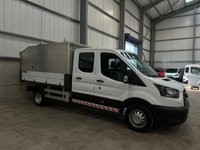 USED 2020 70 FORD TRANSIT 350 2.0 ECOBLUE 130PS RWD DOUBLE CAB HIGH SIDED TIPPER - NO VAT 