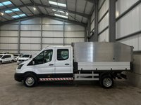 USED 2020 70 FORD TRANSIT 350 2.0 ECOBLUE 130PS RWD DOUBLE CAB HIGH SIDED TIPPER - NO VAT 
