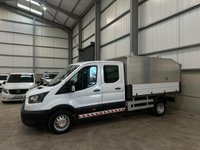 USED 2020 70 FORD TRANSIT 350 2.0 ECOBLUE 130PS RWD DOUBLE CAB HIGH SIDED TIPPER - NO VAT 