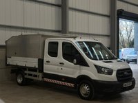 USED 2020 70 FORD TRANSIT 350 2.0 ECOBLUE 130PS RWD DOUBLE CAB HIGH SIDED TIPPER - NO VAT 