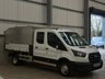 USED 2020 70 FORD TRANSIT 350 2.0 ECOBLUE 130PS RWD DOUBLE CAB HIGH SIDED TIPPER - NO VAT 