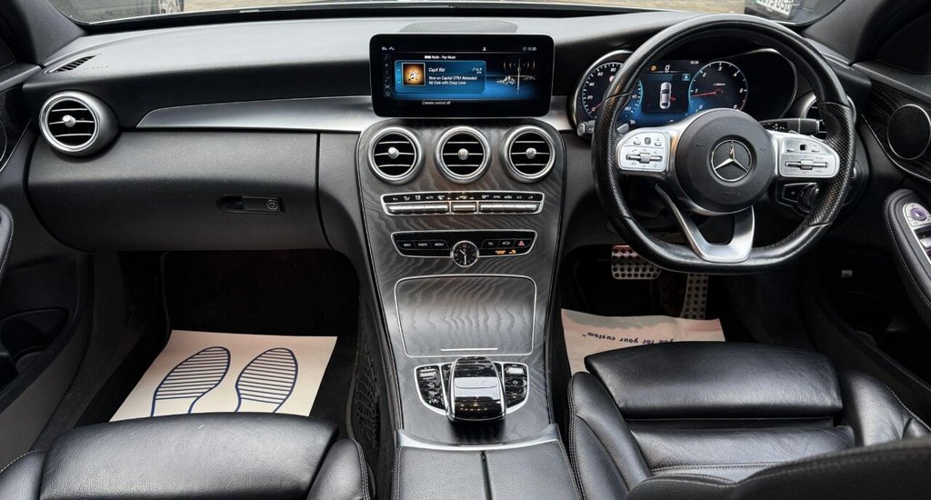 USED 2020 20 MERCEDES-BENZ C CLASS 2.0 C300d AMG Line Edition (Premium) G-Tronic+ Euro 6 (s/s) 4dr FACELIFT|CARPLAY|CAMERA|MOT-27