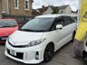 USED 2012 TOYOTA ESTIMA 2.4 Automatic Petrol 7 Seater MPV White 5dr JAPANESE IMPORTED TOYOTA ESTIMA + FRESH SERVICE + LONG MOT + CLEAN CONDITION THROUGHOUT + 7 SEATER AUTOMATIC MPV + PEARL WHITE COLOUR + SPEC INCLUDES ELECTRIC SLIDING SIDE DOORS, PRIVACY GLASS, WIND DEFLECTORS, CLOTH INTERIOR, ISOFIX, ELECTRIC WINDOWS, FOLDING DOOR MIRRORS, FRONT FOG LIGHTS, CRUISE CONTROL, MULTI FUNCTION STEERING WHEEL, KEYLESS START/ ENTRY + 3 MONTHS WARRANTY + 12 MONTHS AA BREAKDOWN COVER INCLUDED