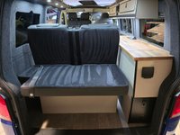 USED 2022 72 VOLKSWAGEN T6.1 Campervan 2.0 TDI HIGHLINE EXECUTIVE 110 BHP SWB BESPOKE LEATHER RIB BED + TAILGATE