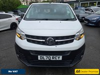 USED 2020 70 VAUXHALL VIVARO LIFE White Euro 6 9-seater with 56,143 miles, 6-Speed Manual, Bluetooth, Cruise Control and more. **NO VAT.** This 2020 Vauxhall Vivaro Life Edition L presents a superb opportunity with its remarkably low mileage for its age, having covered just 56,143 miles. This Euro 6 compliant 1.5 litre diesel model offers generous seating for nine passengers, making it ideal for larger families or group transport. It comes with a comprehensive full service history, ensuring its upkeep has been meticulously managed. For your peace of mind, a 3 month warranty is included, and the vehicle will be supplied with a fresh