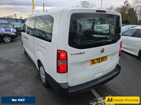 USED 2020 70 VAUXHALL VIVARO LIFE White Euro 6 9-seater with 56,143 miles, 6-Speed Manual, Bluetooth, Cruise Control and more. **NO VAT.** This 2020 Vauxhall Vivaro Life Edition L presents a superb opportunity with its remarkably low mileage for its age, having covered just 56,143 miles. This Euro 6 compliant 1.5 litre diesel model offers generous seating for nine passengers, making it ideal for larger families or group transport. It comes with a comprehensive full service history, ensuring its upkeep has been meticulously managed. For your peace of mind, a 3 month warranty is included, and the vehicle will be supplied with a fresh