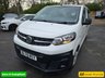 USED 2020 70 VAUXHALL VIVARO LIFE White Euro 6 9-seater with 56,143 miles, 6-Speed Manual, Bluetooth, Cruise Control and more. **NO VAT.** This 2020 Vauxhall Vivaro Life Edition L presents a superb opportunity with its remarkably low mileage for its age, having covered just 56,143 miles. This Euro 6 compliant 1.5 litre diesel model offers generous seating for nine passengers, making it ideal for larger families or group transport. It comes with a comprehensive full service history, ensuring its upkeep has been meticulously managed. For your peace of mind, a 3 month warranty is included, and the vehicle will be supplied with a fresh