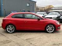 USED 2015 15 SEAT LEON 2.0 TDI CR FR Sport Coupe 3dr Diesel DSG Euro 5 (s/s) (184 ps) - SAT NAV - PART LEATHER - BLUETOOTH - P/SENSORS - CRUISE - DAB RADIO