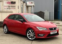 USED 2015 15 SEAT LEON 2.0 TDI CR FR Sport Coupe 3dr Diesel DSG Euro 5 (s/s) (184 ps) - SAT NAV - PART LEATHER - BLUETOOTH - P/SENSORS - CRUISE - DAB RADIO