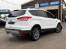 USED 2014 14 FORD KUGA 2.0 TDCi Titanium SUV 5dr Diesel Manual 2WD Euro 5 (140 ps) Finished in FROZEN WHITE with contrasting PART LEATHER SPORTS TRIM. This Kuga is a great choice if you like driving. It's one of the most enjoyable, practical and fun family SUV's around. Features include DAB, Part Sports Leather, Cruise Control, Alloys, B/Tooth and much more. Timing Belt and Water Pump replaced at 98809 miles on 19/11/2024.