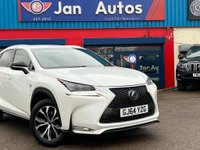 USED 2014 64 LEXUS NX 2.5 300h F Sport E-CVT 4WD Euro 6 (s/s) 5dr RedLeather+Nav+Camera+Ulez