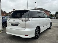 USED 2014 TOYOTA ESTIMA 2.4 Automatic Petrol MPV 6 Seater White 5dr JAPANESE IMPORTED TOYOTA ESTIMA. 2.4 AUTOMATIC 6 SEATER. CLEAN CONDITION THROUGHOUT. AWAITING REGISTRATION. FINISHED IN PEARL WHITE. SPEC INCLUDES DIAMOND CUT ALLOY WHEELS, PRIVACY GLASS, WIND DEFLECTORS, FRONT FOGLIGHTS, HIDEAWAY REAR SEATS, PART LEATHER INTERIOR, ELECTRIC WINDOWS, CRUISE CONTROL, MULTI FUNCTION STEERING WHEEL, AC, DUAL CLIMATE CONTROL, KEYLESS, ELECTRIC SLIDING DOORS, FOLDING DOOR MIRRORS + 3 MONTHS WARRANTY + 12 MONTHS AA BREAKDOWN COVER.