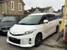 USED 2014 TOYOTA ESTIMA 2.4 Automatic Petrol MPV 6 Seater White 5dr JAPANESE IMPORTED TOYOTA ESTIMA. 2.4 AUTOMATIC 6 SEATER. CLEAN CONDITION THROUGHOUT. AWAITING REGISTRATION. FINISHED IN PEARL WHITE. SPEC INCLUDES DIAMOND CUT ALLOY WHEELS, PRIVACY GLASS, WIND DEFLECTORS, FRONT FOGLIGHTS, HIDEAWAY REAR SEATS, PART LEATHER INTERIOR, ELECTRIC WINDOWS, CRUISE CONTROL, MULTI FUNCTION STEERING WHEEL, AC, DUAL CLIMATE CONTROL, KEYLESS, ELECTRIC SLIDING DOORS, FOLDING DOOR MIRRORS + 3 MONTHS WARRANTY + 12 MONTHS AA BREAKDOWN COVER.