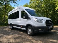 USED 2019 69 FORD TRANSIT 2.0 460 EcoBlue Leader Minibus Double Cab 5dr Diesel Manual RWD L4 H3 Euro 6 (s/s) (17 Seat, DRW) (130 ps) LUGGAGE SPACE/CARPLAY/SENSORS/EURO6