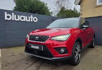 USED 2018 18 SEAT ARONA 1.0 TSI XCELLENCE Lux SUV 5dr Petrol DSG Euro 6 (s/s) (115 ps) Dual zone climate control A/C, Satellite navigation, Adaptive Cruise control, Bluetooth connectivity for calls and music, Voice control, USB and AUX input, Wireless phone charger, Heated front seats, Upgraded Beats sound system, Keyless drive, Different drive modes, Auto dimming rearview mirror, DAB radio, Ambient lighting, LED daytime running lights, Rear parking camera, Front & Rear parking sensors, Self-park function, Auto headlights, 18" Wheels, Apple Carplay,  Android Auto