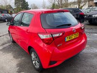 USED 2018 67 TOYOTA YARIS 1.5 VVT-i Icon Hatchback 5dr Petrol Manual Euro 6 (111 ps) 1 OWNER+FULL SERVICE HISTORY