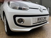 USED 2013 13 VOLKSWAGEN UP! 1.0 up! White Hatchback 3dr Petrol Manual Euro 5 (75 ps) 