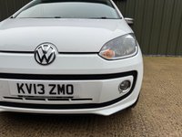 USED 2013 13 VOLKSWAGEN UP! 1.0 up! White Hatchback 3dr Petrol Manual Euro 5 (75 ps) 