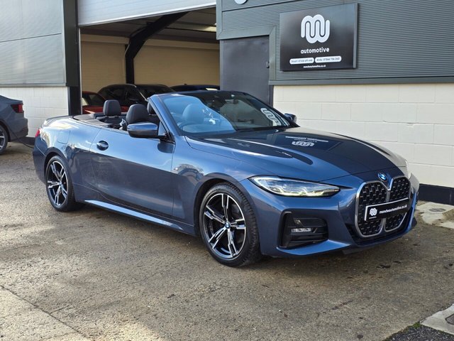 2021 V BMW 4 Series 2.0 420d MHT M Sport Convertible 2dr Diesel Hybrid Auto Euro 6 (s/s) (190 ps)