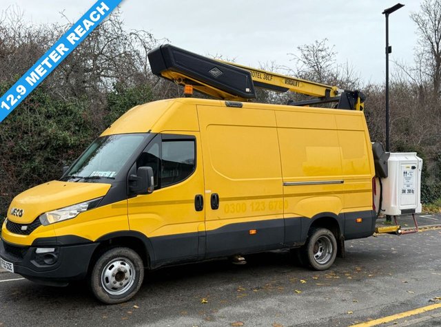 View our Iveco Daily 3.0 TD 15V Plus 50C 3520 (146 bhp) 5 TONNE L2 H2 MWB VERSALIFT 12.9M CHERRY PICKER 