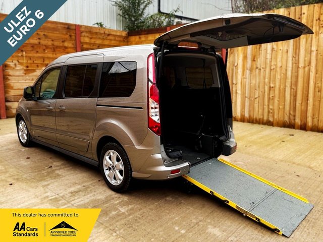 View our Ford Grand Tourneo Connect 4 Seat Auto Wheelchair Accessible Disabled Access Vehicle WAV