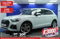 USED 2020 70 AUDI Q5 2.0 TFSI 45 S line SUV 5dr Petrol S Tronic quattro Euro 6 (s/s) (265 ps) CAR PLAY - SENSORS - CAMERA