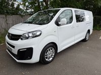 USED 2021 71 VAUXHALL VIVARO 2.0 Turbo D 3100 Sportive Crew Van Double Cab 5dr Diesel Auto L2 H1 Euro 6 (s/s) (120 ps) 6 seats-p sensors-air con- auto