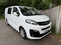 USED 2021 71 VAUXHALL VIVARO 2.0 Turbo D 3100 Sportive Crew Van Double Cab 5dr Diesel Auto L2 H1 Euro 6 (s/s) (120 ps) 6 seats-p sensors-air con- auto