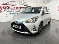 USED 2018 68 TOYOTA YARIS 1.5 VVT-h Icon Tech Hatchback 5dr Petrol Hybrid E-CVT Euro 6 (s/s) (100 ps) 2 keys, reverse camera, NAV, cruise