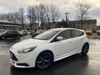 USED 2014 64 FORD FOCUS 2.0T EcoBoost ST-3 Hatchback 5dr Petrol Manual Euro 5 (s/s) (250 ps) EXTREMELY POPULAR VEHICLE, JUST ARRIVED+FINISHED IN STUNNING WHITE PAINT+SERVICE HISTORY+ULEZ COMPLIANT+PRIVACY GLASS+FULL LEATHER INTERIOR+PARK ASSIST+CLIMATE CONTROL+18 INCH ALLOY WHEELS+CALL NOW TO SPEAK WITH ONE OF OUR EXPERIENCED SALES ADVISORS AND ARRANGE YOUR VIEWING+READY TO DRIVE AWAY TODAY!!!!!!!!!!!!!!!!!!!!!!!!!!!!!!!!!!!!!!!!!