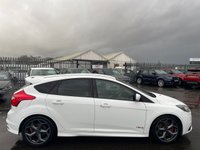 USED 2014 64 FORD FOCUS 2.0T EcoBoost ST-3 Hatchback 5dr Petrol Manual Euro 5 (s/s) (250 ps) EXTREMELY POPULAR VEHICLE, JUST ARRIVED+FINISHED IN STUNNING WHITE PAINT+SERVICE HISTORY+ULEZ COMPLIANT+PRIVACY GLASS+FULL LEATHER INTERIOR+PARK ASSIST+CLIMATE CONTROL+18 INCH ALLOY WHEELS+CALL NOW TO SPEAK WITH ONE OF OUR EXPERIENCED SALES ADVISORS AND ARRANGE YOUR VIEWING+READY TO DRIVE AWAY TODAY!!!!!!!!!!!!!!!!!!!!!!!!!!!!!!!!!!!!!!!!!
