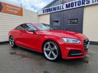 USED 2019 69 AUDI A5 2.0 TFSI 45 Black Edition Coupe 2dr Petrol S Tronic quattro Euro 6 (s/s) (245 ps) GREAT SERVICE HISTORY !!