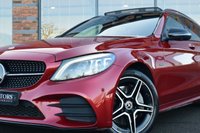 USED 2020 70 MERCEDES-BENZ C-CLASS 2.0 C300e 13.5kWh AMG Line Night Edition (Premium Plus) Estate 5dr Petrol Plug-in Hybrid G-Tronic+ Euro 6 (s/s) (320 ps) PAN ROOF / 360 CAMERAS / FSH