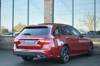 USED 2020 70 MERCEDES-BENZ C-CLASS 2.0 C300e 13.5kWh AMG Line Night Edition (Premium Plus) Estate 5dr Petrol Plug-in Hybrid G-Tronic+ Euro 6 (s/s) (320 ps) PAN ROOF / 360 CAMERAS / FSH