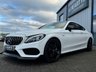 USED 2018 18 MERCEDES-BENZ C-CLASS 3.0 C43 V6 AMG (Premium) Coupe 2dr Petrol G-Tronic+ 4MATIC Euro 6 (s/s) (367 ps) 19"BLACK ALLOYS*PAN-ROOF*SPORT EXH