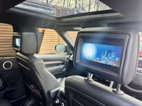 USED 2020 11 LAND ROVER DISCOVERY 3.0 SD V6 HSE Luxury SUV 5dr Diesel Auto 4WD Euro 6 (s/s) (306 ps) Absolutely full specification, Head up display, 23 inch Alloys, Tow assist, Electric tow bar, heated and cooled seats. Genuine rear entertainment with DVD players. WIFI and hotspot. Black leather red piping. Finished in Carpathian grey with Black pack. In control subscription up to date, active tracker and Ghost. STUNNING !
