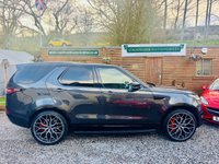 USED 2020 11 LAND ROVER DISCOVERY 3.0 SD V6 HSE Luxury SUV 5dr Diesel Auto 4WD Euro 6 (s/s) (306 ps) Absolutely full specification, Head up display, 23 inch Alloys, Tow assist, Electric tow bar, heated and cooled seats. Genuine rear entertainment with DVD players. WIFI and hotspot. Black leather red piping. Finished in Carpathian grey with Black pack. In control subscription up to date, active tracker and Ghost. STUNNING !