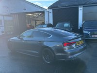 USED 2019 68 AUDI A5 2.0 TDI 40 S line Sportback 5dr Diesel S Tronic Euro 6 (s/s) (190 ps) DAYTIME RUNNING LIGHTS+ PART LEATHER TRIM+ CRUISE CONTROL+ AUTO WIPERS+ AUTO HEADLIGHTS+ AUTO FUNCTION STEARING WHEEL+ REVERSING CAMERA+ PARKING AID+ DUAL CLIMATE CONTROL+ FRONT HEATED SEATS+ KEYLESS+ TRACTION CONTROL+ SAT NAV+ DAB+ USB+ BLUETOOTH+ FOG/CORNERING LIGHTS+ HEATING AND FOLDING MIRRORS+ AUTO TAILGATE+ SPARE WHEEL+ 19 INCH ALLOY WHEELS+ PRIVACY GLASS+