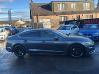 USED 2019 68 AUDI A5 2.0 TDI 40 S line Sportback 5dr Diesel S Tronic Euro 6 (s/s) (190 ps) DAYTIME RUNNING LIGHTS+ PART LEATHER TRIM+ CRUISE CONTROL+ AUTO WIPERS+ AUTO HEADLIGHTS+ AUTO FUNCTION STEARING WHEEL+ REVERSING CAMERA+ PARKING AID+ DUAL CLIMATE CONTROL+ FRONT HEATED SEATS+ KEYLESS+ TRACTION CONTROL+ SAT NAV+ DAB+ USB+ BLUETOOTH+ FOG/CORNERING LIGHTS+ HEATING AND FOLDING MIRRORS+ AUTO TAILGATE+ SPARE WHEEL+ 19 INCH ALLOY WHEELS+ PRIVACY GLASS+