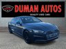 USED 2019 68 AUDI A5 2.0 TDI 40 S line Sportback 5dr Diesel S Tronic Euro 6 (s/s) (190 ps) DAYTIME RUNNING LIGHTS+ PART LEATHER TRIM+ CRUISE CONTROL+ AUTO WIPERS+ AUTO HEADLIGHTS+ AUTO FUNCTION STEARING WHEEL+ REVERSING CAMERA+ PARKING AID+ DUAL CLIMATE CONTROL+ FRONT HEATED SEATS+ KEYLESS+ TRACTION CONTROL+ SAT NAV+ DAB+ USB+ BLUETOOTH+ FOG/CORNERING LIGHTS+ HEATING AND FOLDING MIRRORS+ AUTO TAILGATE+ SPARE WHEEL+ 19 INCH ALLOY WHEELS+ PRIVACY GLASS+