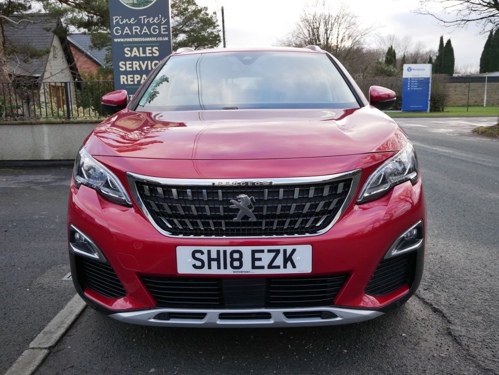 USED 2018 18 PEUGEOT 3008 1.5 BlueHDi Allure SUV 5dr Diesel Manual Euro 6 (s/s) (130 ps) 2 KEYS, 12 MONTHS MOT
