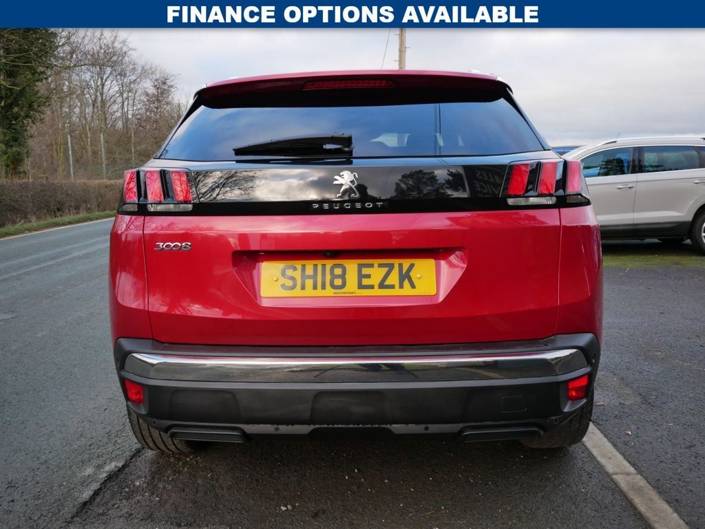 USED 2018 18 PEUGEOT 3008 1.5 BlueHDi Allure SUV 5dr Diesel Manual Euro 6 (s/s) (130 ps) 2 KEYS, 12 MONTHS MOT
