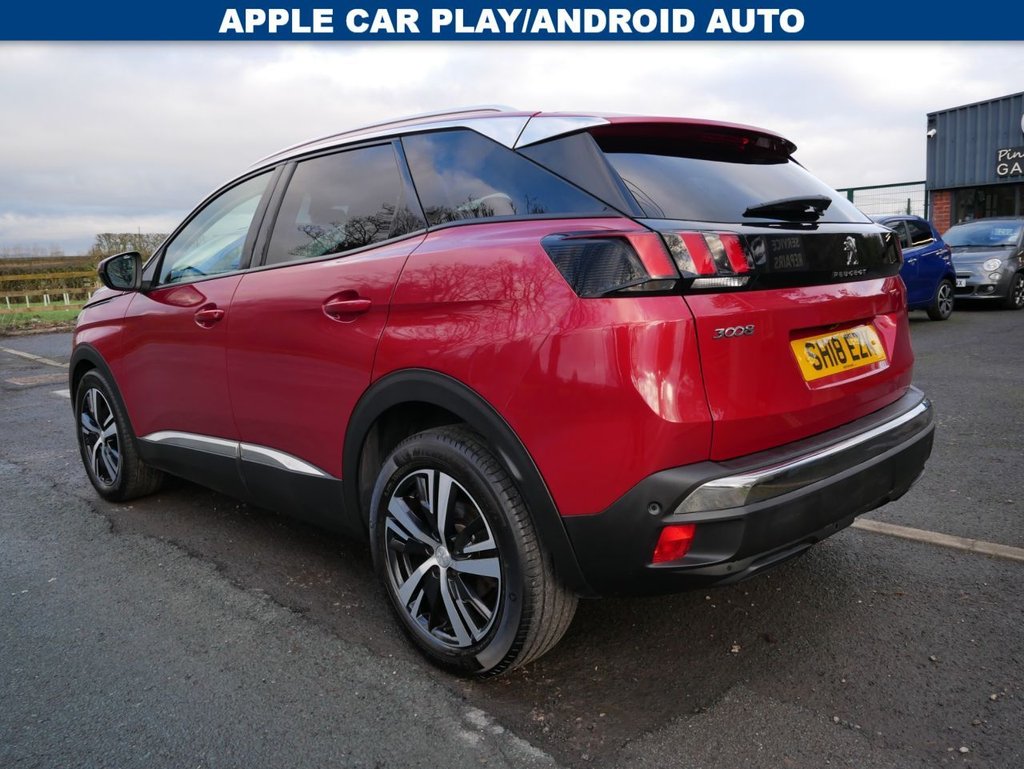 USED 2018 18 PEUGEOT 3008 1.5 BlueHDi Allure SUV 5dr Diesel Manual Euro 6 (s/s) (130 ps) 2 KEYS, 12 MONTHS MOT