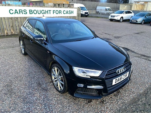 2018 A3 1.5 TFSI COD BLACK EDITION SPORTBACK 5DR PETROL S TRONIC EURO 6... photo
