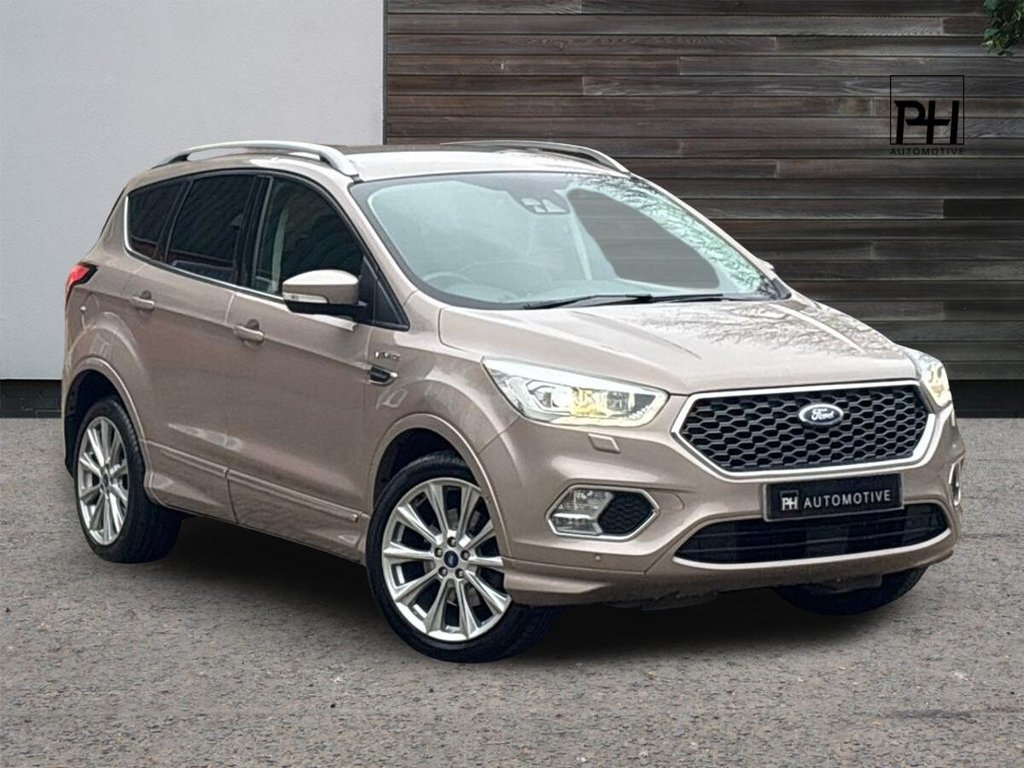 USED 2019 19 FORD KUGA 2.0 TDCi EcoBlue Vignale SUV 5dr Diesel Powershift AWD Euro 6 (s/s) (180 ps) 2 OWNERS|HEATED STEERING WHEEL