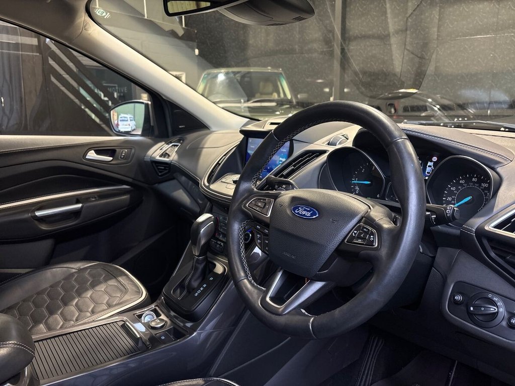 USED 2019 19 FORD KUGA 2.0 TDCi EcoBlue Vignale SUV 5dr Diesel Powershift AWD Euro 6 (s/s) (180 ps) 2 OWNERS|HEATED STEERING WHEEL