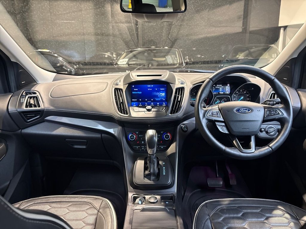 USED 2019 19 FORD KUGA 2.0 TDCi EcoBlue Vignale SUV 5dr Diesel Powershift AWD Euro 6 (s/s) (180 ps) 2 OWNERS|HEATED STEERING WHEEL