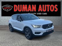 USED 2018 68 VOLVO XC40 2.0 D3 R-Design SUV 5dr Diesel Auto Euro 6 (s/s) (150 ps) DAYTIME RUNNING LIGHTS+ PRIVACY GLASS+ PART LEATHER TRIM+ CRUISE CONTROL+ START/STOP+ KEYLESS+ SAT NAV+ DAB+ DUAL CLIMATE CONTROL+ 18 INCH ALLOY WHEELS+